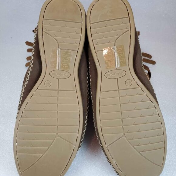 Aldo Men's Sumeriski Brown Leather Moccasin Boots NIB | US 10.5 - Picture 7 of 9